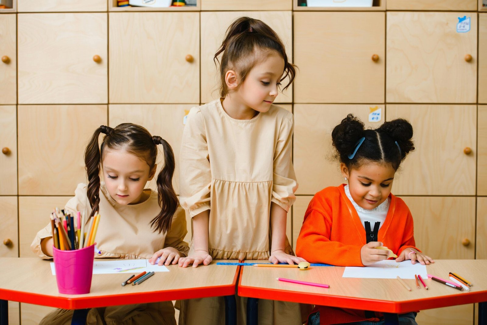 Young child demonstrating leadership skills in homeschooling activities