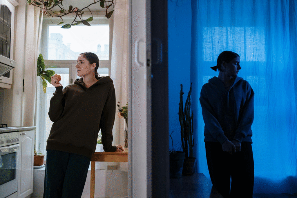  A visual metaphor for raising twins individuality with two distinct paths forward